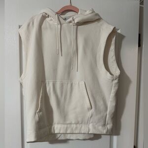 Athleta Pullover Sleeveless Hoodie with Front Pocket